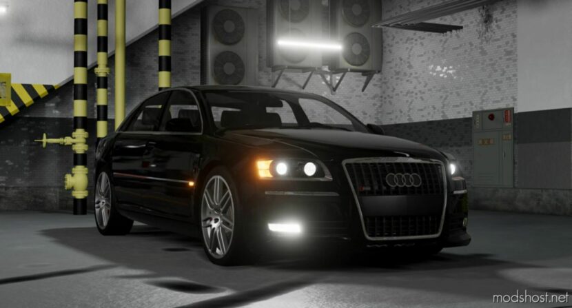 BeamNG Audi Car Mod: A8 1.1 0.29 (Featured)