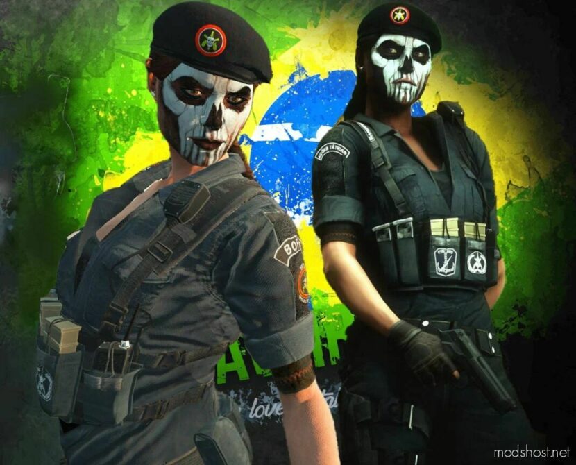 GTA 5 Player Mod: R6 Siege: Caveira Addon-Ped (Featured)