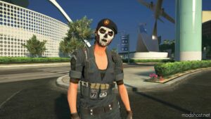 GTA 5 Player Mod: R6 Siege: Caveira Addon-Ped (Image #2)