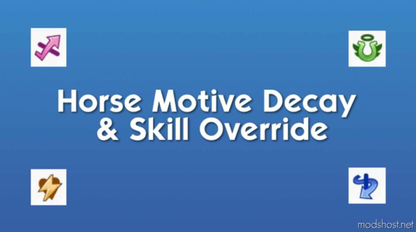 Sims 4 Mod: Horse Motive Decay And Skill Gain Mod Override (Featured)