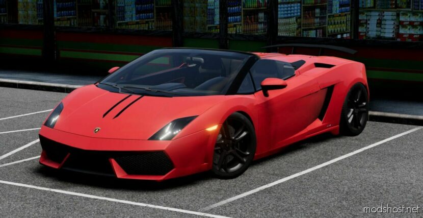 BeamNG Lamborghini Car Mod: Gallardo 1.4 0.29 (Featured)