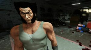 GTA 5 Player Mod: Wolverine Deluxe Addon PED (Image #2)