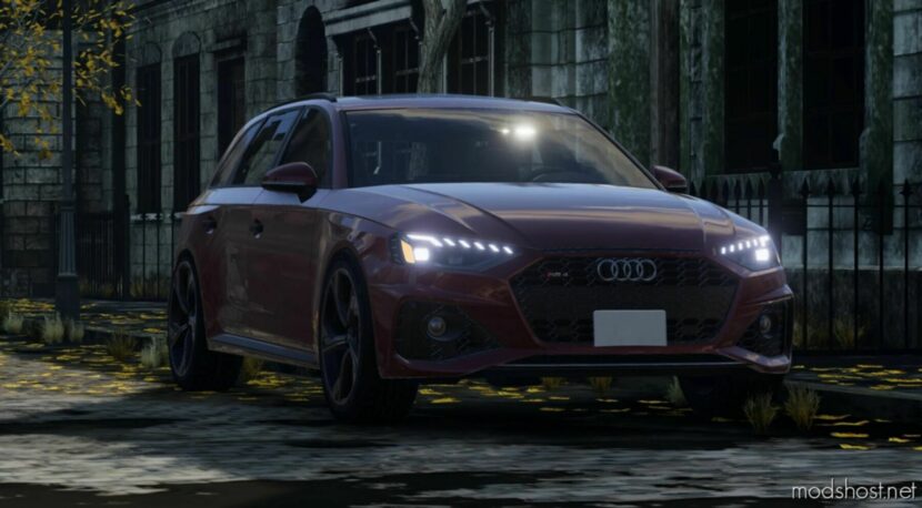 BeamNG Audi Car Mod: RS4, A4, RS4-R 0.29 (Featured)