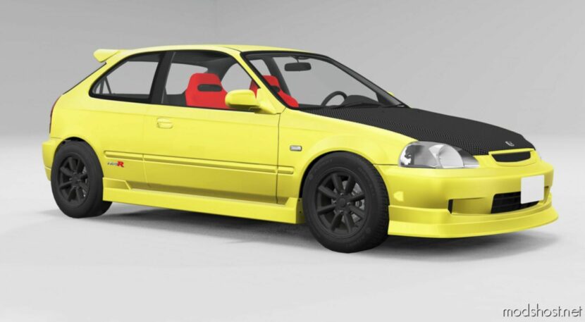 BeamNG Honda Car Mod: Civic EK9 Fixed 0.29 (Featured)