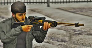 GTA 5 Weapon Mod: Zaitsev Legend PRO Replace / Fivem (Image #2)