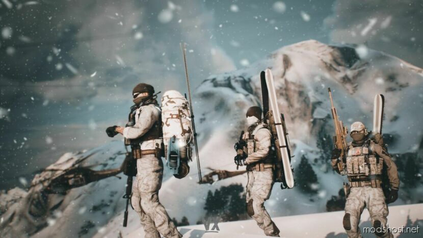 GTA 5 Player Mod: Mountain BAG / Tactical SKI Fivem & SP (Featured)