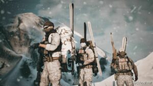 GTA 5 Player Mod: Mountain BAG / Tactical SKI Fivem & SP (Image #2)