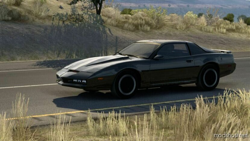 ETS2 Car Mod: Knight Industries TWO Thousand (Kitt) Knight Rider Mod (Featured)