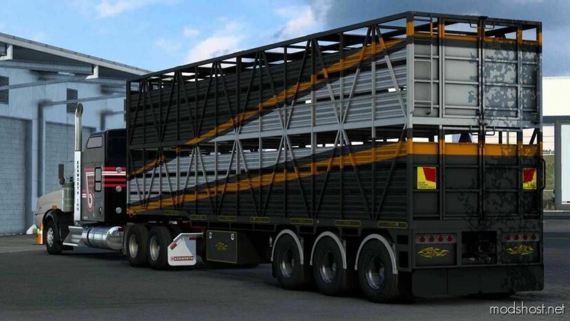 ATS Trailer Mod: KSW Aussie Byrne Livestock 1.48 (Featured)