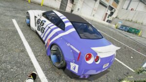 GTA 5 Nissan Vehicle Mod: Skyline GT-R35 Liberty Walk (Image #3)