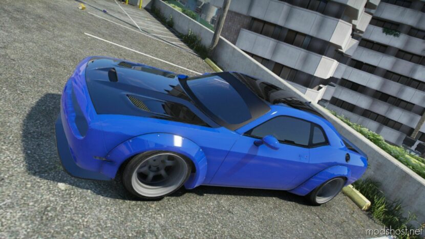 GTA 5 Dodge Vehicle Mod: Challenger Hellcat Libert Walk (Featured)