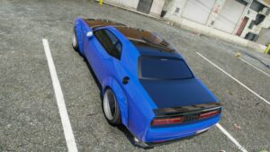 GTA 5 Dodge Vehicle Mod: Challenger Hellcat Libert Walk (Image #3)