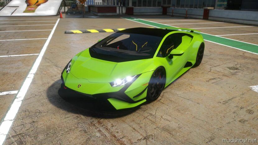 GTA 5 Lamborghini Vehicle Mod: Huracan Tecnica 2023 Add-On | Tuning | Fivem V1.1 (Featured)