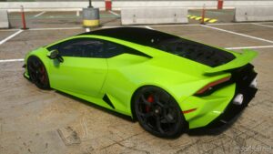 GTA 5 Lamborghini Vehicle Mod: Huracan Tecnica 2023 Add-On | Tuning | Fivem V1.1 (Image #2)