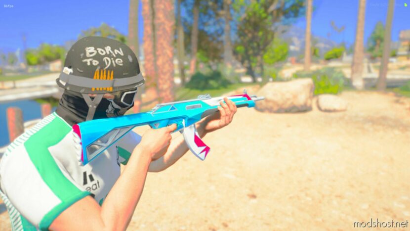 GTA 5 Weapon Mod: Blue Prime Vandal – Valorant SP (Featured)