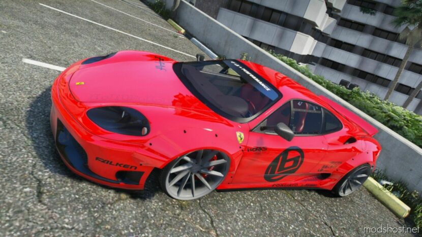 GTA 5 Ferrari Vehicle Mod: 360 Liberty Walk (Featured)