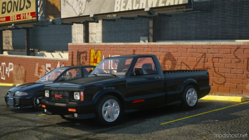 GTA 5 Vehicle Mod: 1991 GMC Syclone Add-On | Vehfuncs V |Tuning 1.1 (Featured)