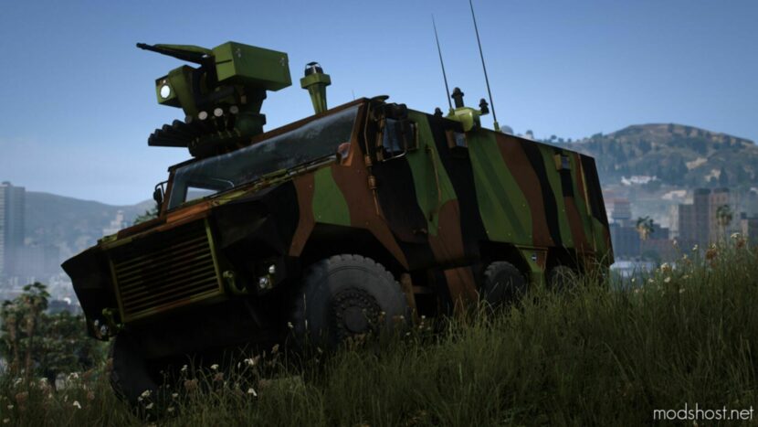 GTA 5 Vehicle Mod: Nexter Griffon Vbmr Add-On | Vehfuncs V (Featured)