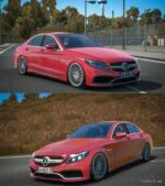 ETS2 Mercedes-Benz Car Mod: Mercedes AMG C63 S 2017 1.48 (Featured)