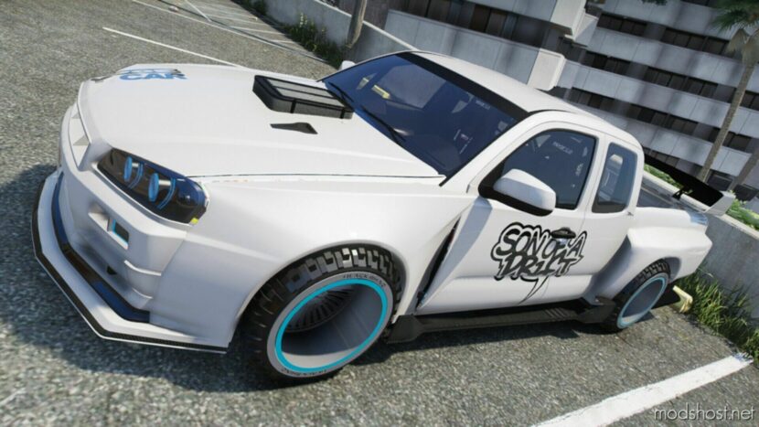 GTA 5 Nissan Vehicle Mod: Skyline R34 Swap Tacoma Pickup Version (Featured)