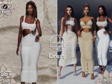 Sims 4 Female Clothes Mod: Santorini Collection SET (Featured)