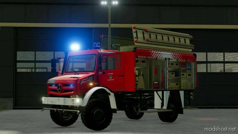 FS22 Mercedes-Benz Vehicle Mod: Schlingmann Unimog TLF3000 V1.2 (Featured)