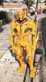 GTA 5 Player Mod: Gold Ultron Add-On PED (Image #3)