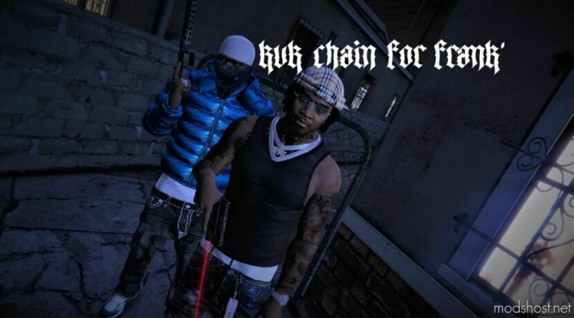 GTA 5 Player Mod: KVK Chain For Franklin (Featured)