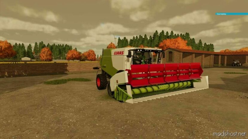 FS22 Claas Combine Mod: C600 Sunflower Beta (Featured)