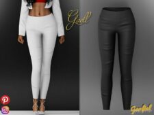 Sims 4 Female Clothes Mod: Gaell – Leggings (Featured)