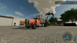 FS22 Kenworth Mod: W900 LOG Truck (Image #4)