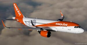 MSFS 2020 8K Livery Mod: A32NX Easyjet A320 NEO G-Uzha 8K (Image #2)