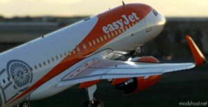 MSFS 2020 8K Livery Mod: A32NX Easyjet A320 NEO G-Uzha 8K (Image #5)