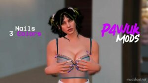 GTA 5 Player Mod: Punk Nails SET For MP Female (Image #4)