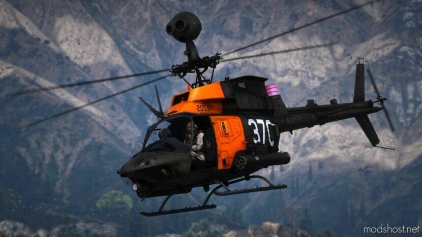 GTA 5 Vehicle Mod: OH-58D Kiowa Warrior Add-On (Featured)