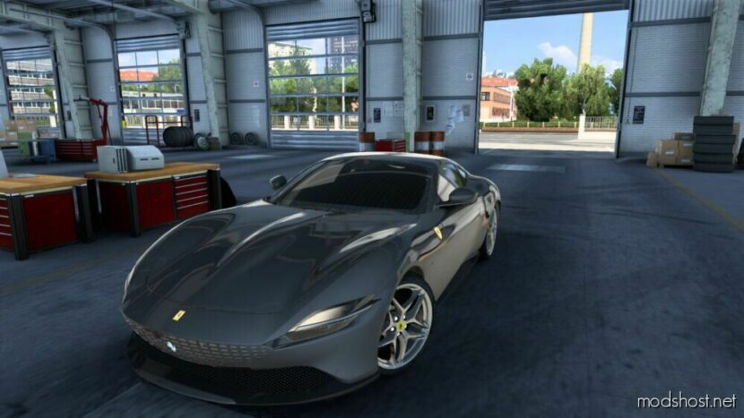 ETS2 Ferrari Car Mod: Roma 2021 (Featured)