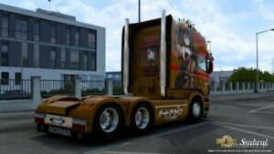 ETS2 RJL Mod: Scania Topline Extended Kurumi Tokisaki – Date A Live Skin (Image #3)