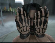 GTA 5 Player Mod: Skeleton Hand Tattoo For MP Male (Image #2)