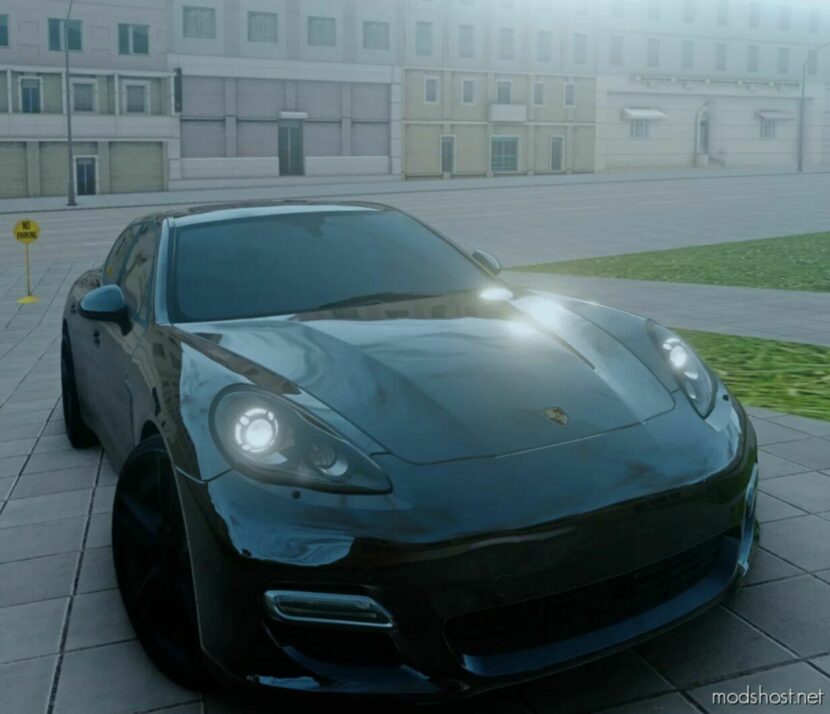 BeamNG Porsche Car Mod: Panamera Turbo S 0.29 (Featured)