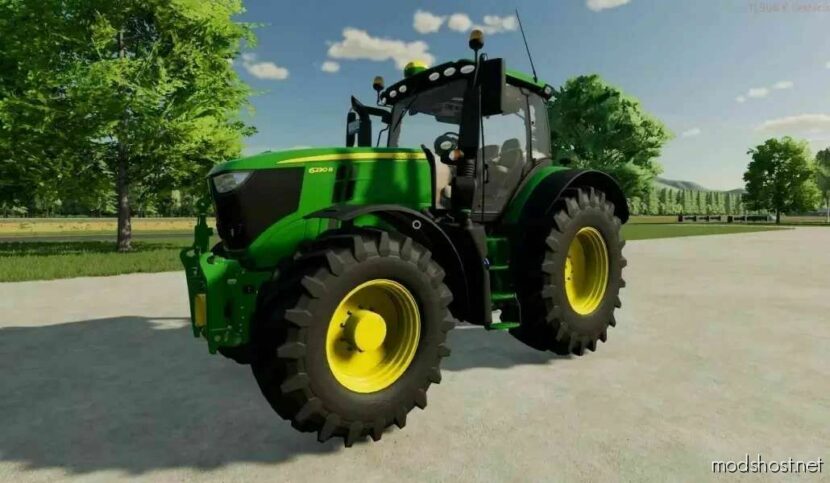 FS22 John Deere Tractor Mod: 6R V1.0.0.1 (Featured)