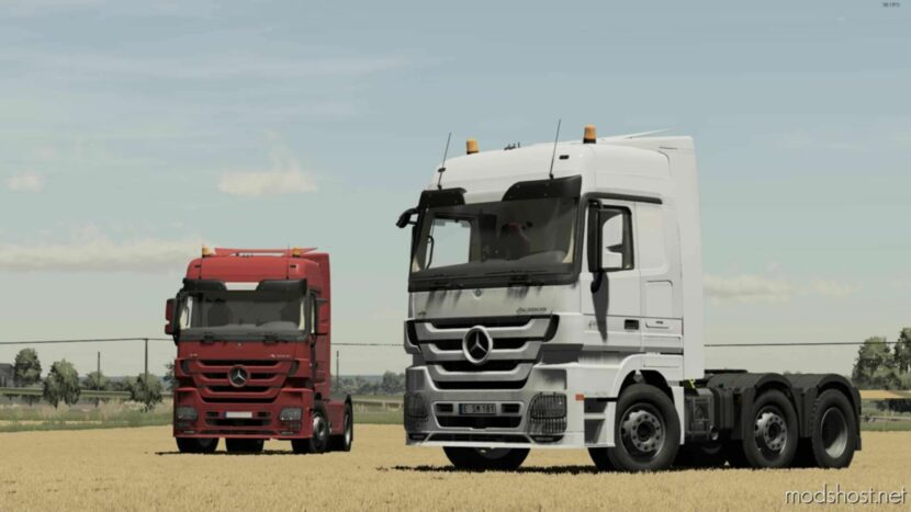 FS22 Mercedes-Benz Truck Mod: Mercedes Actros MP3 V2.0 (Featured)