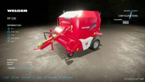 FS22 Baler Mod: Welger RP 235 Profi (Image #4)