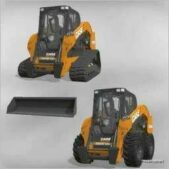 FS22 Forklift Mod: Case SV280 & TV370 Skidsteer Pack (Image #4)