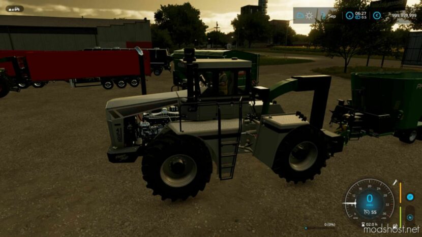 FS22 Pack Mod: Bigbud450/Claas 5000 And Trailer (Featured)