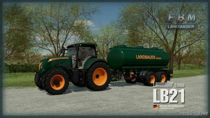 FS22 Trailer Mod: Landbauer LB21 V1.2 (Featured)