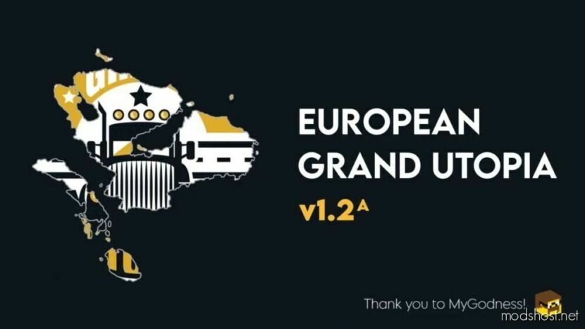 ETS2 Map Mod: European Grand Utopia V1.2A (Featured)