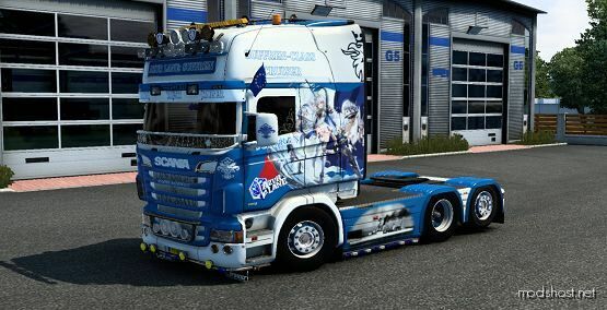 ETS2 Scania Mod: Azur Lane: Suffren Skin For RJL Scania R (6-Series) (Featured)