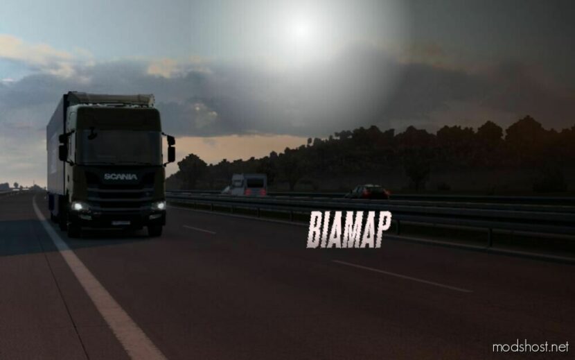 ETS2 Mod: Biamap V1.1 1.48 (Featured)