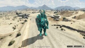 GTA 5 Player Mod: ICE Titan King Giant Add-On PED (Image #2)