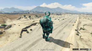 GTA 5 Player Mod: ICE Titan King Giant Add-On PED (Image #3)